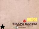 Leblond-Makino-Leblond Makino Count 15, Turning Center, GN10TF control, Maintenance Manual 1985-10T Model F-15-10TF/01M/066-Count 15-GN10TF-01